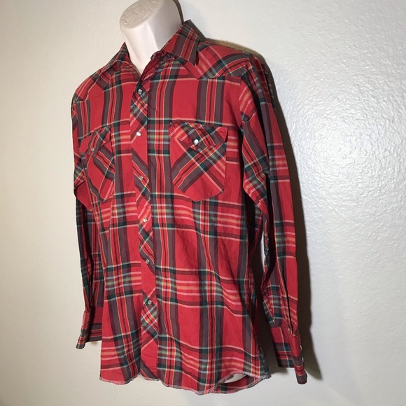 Wrangler vintage cowboy cut regular fit button dwn - Picture 2 of 8